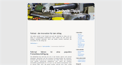 Desktop Screenshot of fahrrad-technik-tipps.de